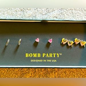 Bomb Party Simply Studs, “Rose Colored Glasses”